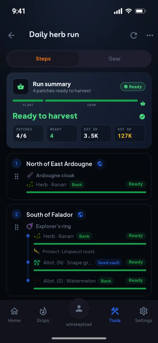 Farm Runs & Routes